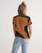 Load image into Gallery viewer, Women's V-Neck Camouflage Tee