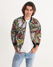 Load image into Gallery viewer, Stainless Glass logo bomber jacket Men's Bomber Jacket