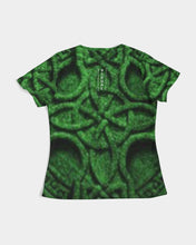 Load image into Gallery viewer, Celtic's Green Women's Designer T-shirt white original logo Women's Tee
