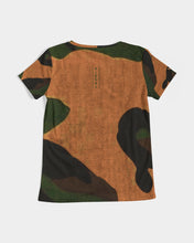Load image into Gallery viewer, Women's V-Neck Camouflage Tee