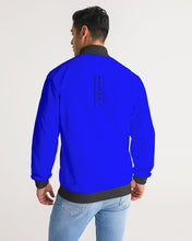 Load image into Gallery viewer, Track jacket royal blue Men's Stripe-Sleeve Track Jacket
