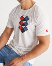 Load image into Gallery viewer, 3 Diamonds Collection White original 3 diamonds Men's Designer T-shirt