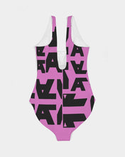 Load image into Gallery viewer, Hot Pink 1 piece bathing suit Women's One-Piece Swimsuit