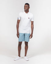 Load image into Gallery viewer, D3 polo white Men's Slim Fit Short Sleeve Polo 523 Collection