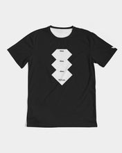 Load image into Gallery viewer, 3 Diamonds Collection Black  Men's Designer T-shirt