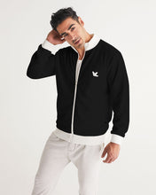 Load image into Gallery viewer, Black Men's Track Jacket