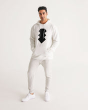 Load image into Gallery viewer, 3 Diamonds Collection White hoodie black diamonds Men's Hoodie