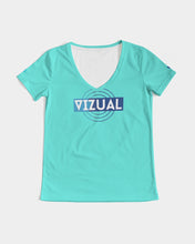 Load image into Gallery viewer, Women's Designer T-shirt Igloo V-neck Women's V-Neck Tee