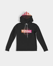 Load image into Gallery viewer, Women's black hoodie with Optical Illusion logo 2 Women's Hoodie