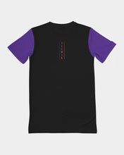 Load image into Gallery viewer, Black purple sleeves pocket T-shirt original logo orange Men's Everyday Pocket Tee