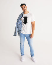 Load image into Gallery viewer, 3 Diamonds Collection White  black diamonds Men's Designer T-shirt