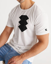 Load image into Gallery viewer, 3 Diamonds Collection White  black diamonds Men's Designer T-shirt
