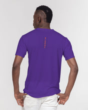 Load image into Gallery viewer, Purple b&w crazy eye t and purple crazy eye pocket t Men's Everyday Pocket Tee