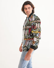 Load image into Gallery viewer, Stainless Glass logo bomber jacket Men's Bomber Jacket