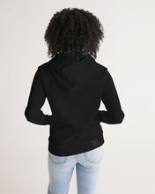 Load image into Gallery viewer, Women's black hoodie with Original Vizual Logo 2 Women's Hoodie