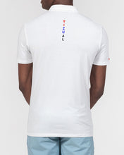Load image into Gallery viewer, D3 polo white Men's Slim Fit Short Sleeve Polo 523 Collection