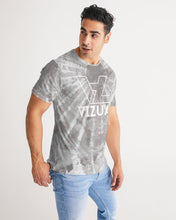 Load image into Gallery viewer, Grey and white tie dye Designer T-shirt Men's Tee