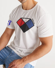Load image into Gallery viewer, White t-shirt Vizual Diamond Men's Tee 523 Collection
