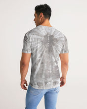Load image into Gallery viewer, Grey and white tie dye Designer T-shirt Men's Tee