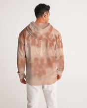 Load image into Gallery viewer, Cream&brown Tie Dye Men's hoodie Men's Hoodie