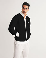 Load image into Gallery viewer, Black Men's Track Jacket