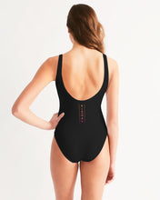 Load image into Gallery viewer, Black Women's One-Piece Swimsuit