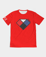 Load image into Gallery viewer, Red t-shirt Vizual Diamond 523 Collection