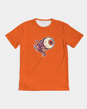 Load image into Gallery viewer, Orange Tee Shirt Purple Eye Men's Tee