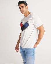 Load image into Gallery viewer, White t-shirt Vizual Diamond Men's Tee 523 Collection