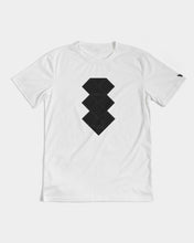 Load image into Gallery viewer, 3 Diamonds Collection White  black diamonds Men's Designer T-shirt