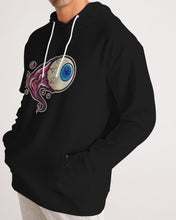 Load image into Gallery viewer, Black hoodie original eye blue Men's Hoodie Crazy Eye Collection
