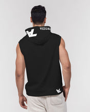 Load image into Gallery viewer, Sleeveless black hoodie Men's Premium Heavyweight Sleeveless Hoodie
