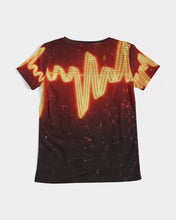 Load image into Gallery viewer, Shockwave V-neck Designer T-shirt Women's V-Neck Tee