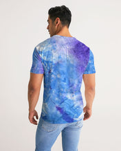Load image into Gallery viewer, Blue and purple tie dye Designer T-Shirt