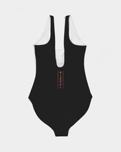 Load image into Gallery viewer, Black Women's One-Piece Swimsuit