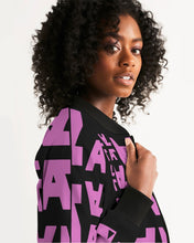 Load image into Gallery viewer, Women's Pink Collage Bomber Jacket 2 Women's Bomber Jacket