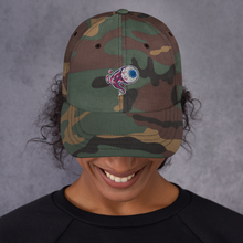 Load image into Gallery viewer, Dad hat Crazy Eye Collection Blue Eye (more colors available)