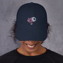 Load image into Gallery viewer, Dad hat Crazy Eye Collection Blue Eye (more colors available)