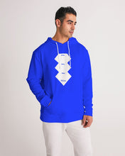 Load image into Gallery viewer, 3 Diamonds Collection Blue hoodie Men's Hoodie