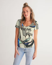 Load image into Gallery viewer, The Virgin Mary stainless design Women's V-Neck Tee