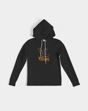 Load image into Gallery viewer, Women's black hoodie with Original Vizual Logo 2 Women's Hoodie