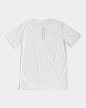 Load image into Gallery viewer, White T-shirt crazy eye green Men's Tee