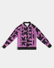 Load image into Gallery viewer, Women's Pink Collage Bomber Jacket Women's Bomber Jacket