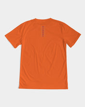 Load image into Gallery viewer, Orange Tee Shirt Purple Eye Men's Tee