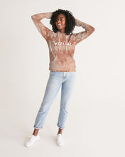 Load image into Gallery viewer, Cream&brown Tie Dye Men's hoodie Women's Hoodie