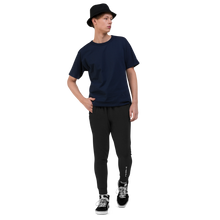 Load image into Gallery viewer, Unisex slim fit joggers White Logo