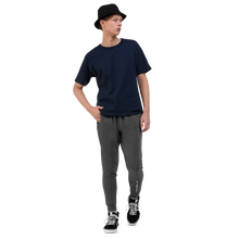 Load image into Gallery viewer, Unisex slim fit joggers White Logo