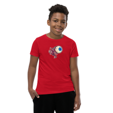 Load image into Gallery viewer, Youth Short Sleeve T-Shirt Crazy Eye Collection (more colors available)
