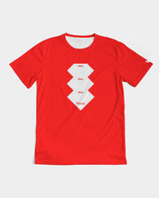 Load image into Gallery viewer, 3 Diamonds Collection Red Men&#39;s Designer T-shirt
