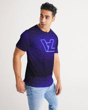 Load image into Gallery viewer, nvlblueneon Brick logo Men&#39;s Tee
